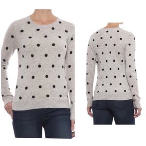 Cynthia Rowley Cashmere Polka Dot Sweater size M